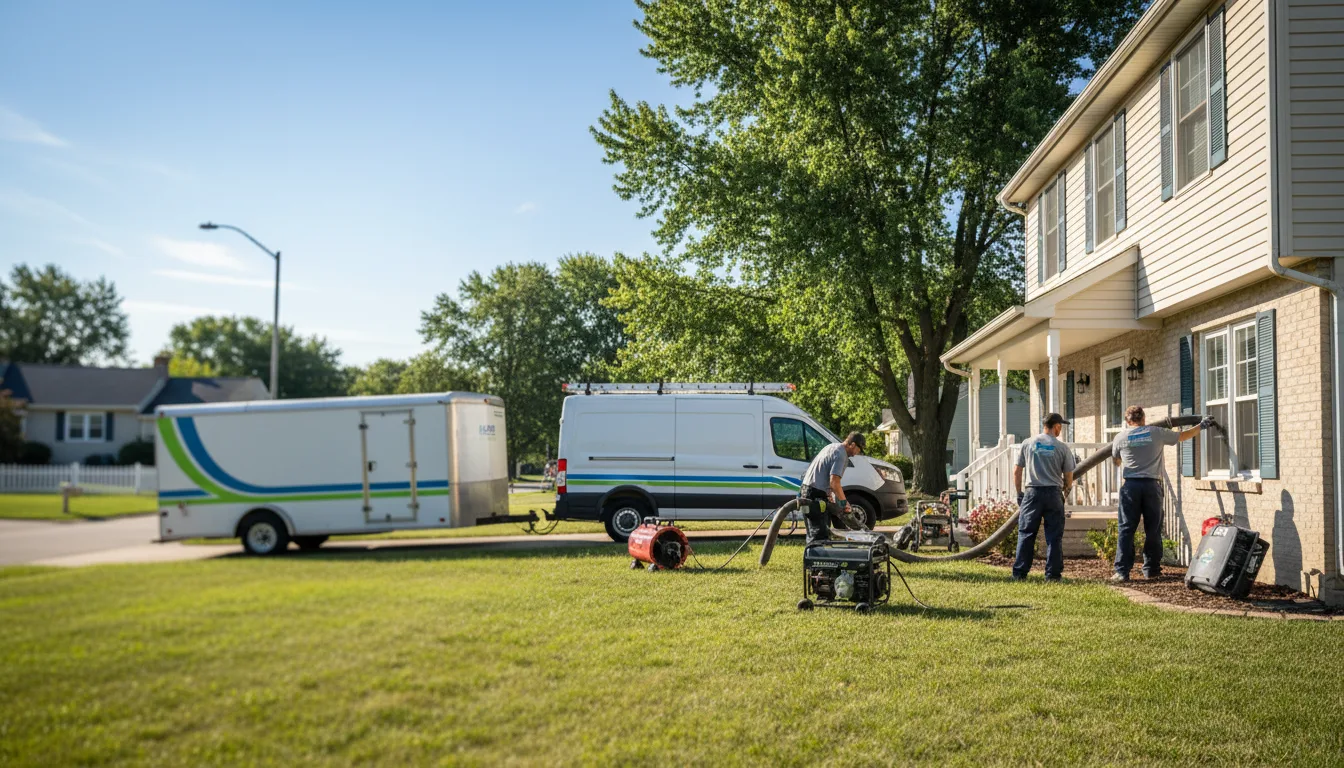 Flooded Basement Restoration And Cleanup With Repair in Lewis, KS near me